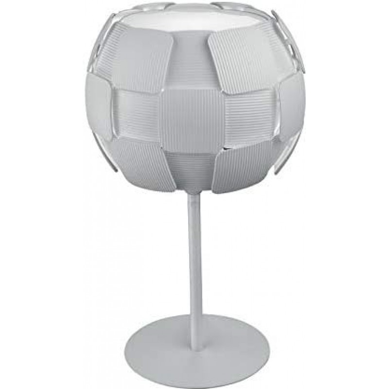 181,95 € Free Shipping | Table lamp 60W Spherical Shape 74×28 cm. Dining room, bedroom and lobby. Glass. White Color