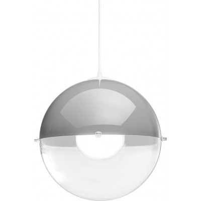 吊灯 60W 球形 形状 32×32 cm. 客厅, 卧室 和 大堂设施. 现代的 风格. 有机玻璃. 灰色的 颜色
