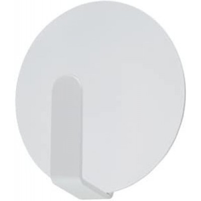 Aplique de pared interior 5W Forma Redonda 155×150 cm. Salón, dormitorio y vestíbulo. Metal. Color blanco