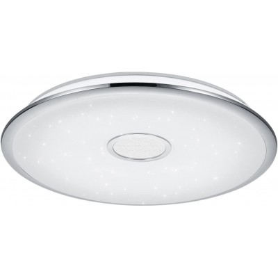 347,95 € Free Shipping | Indoor ceiling light Trio 100W Round Shape 67×67 cm. LED. Remote control Living room. Acrylic. Plated chrome Color