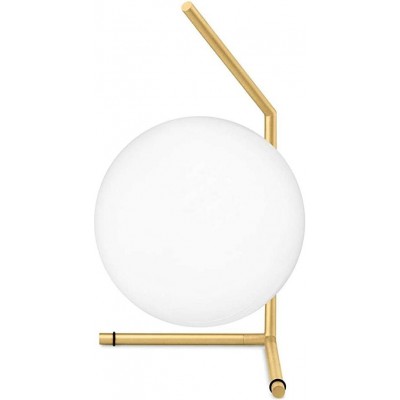 Настольная лампа Сферический Форма 38×20 cm. Гостинная, столовая и лобби. Современный Стиль. Стали, Кристалл и Стекло. Белый Цвет