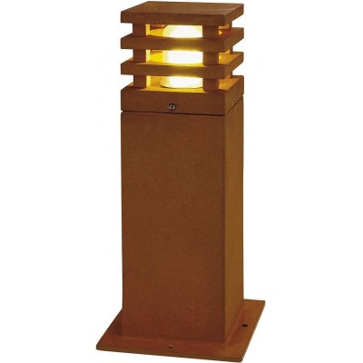 428,95 € Free Shipping | Luminous beacon 11W Rectangular Shape 50×25 cm. Terrace, garden and public space. Aluminum and Polycarbonate. Brown Color