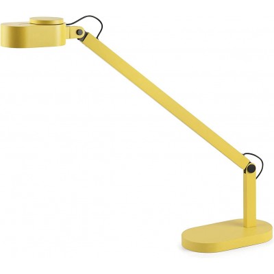 Lampada da scrivania 6W Forma Estesa 86×22 cm. LED articolato Sala da pranzo, camera da letto e atrio. Colore giallo