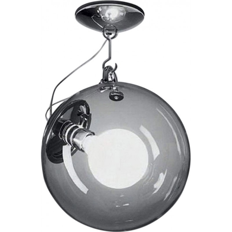 475,95 € Free Shipping | Hanging lamp 150W Spherical Shape 51×41 cm. Living room, dining room and bedroom. Modern Style. Metal casting. Gray Color