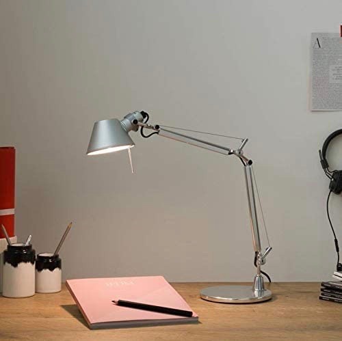 291,95 € Envio grátis | Lampada de escritorio 8W 53×21 cm. Led articulado Alumínio. Cor alumínio