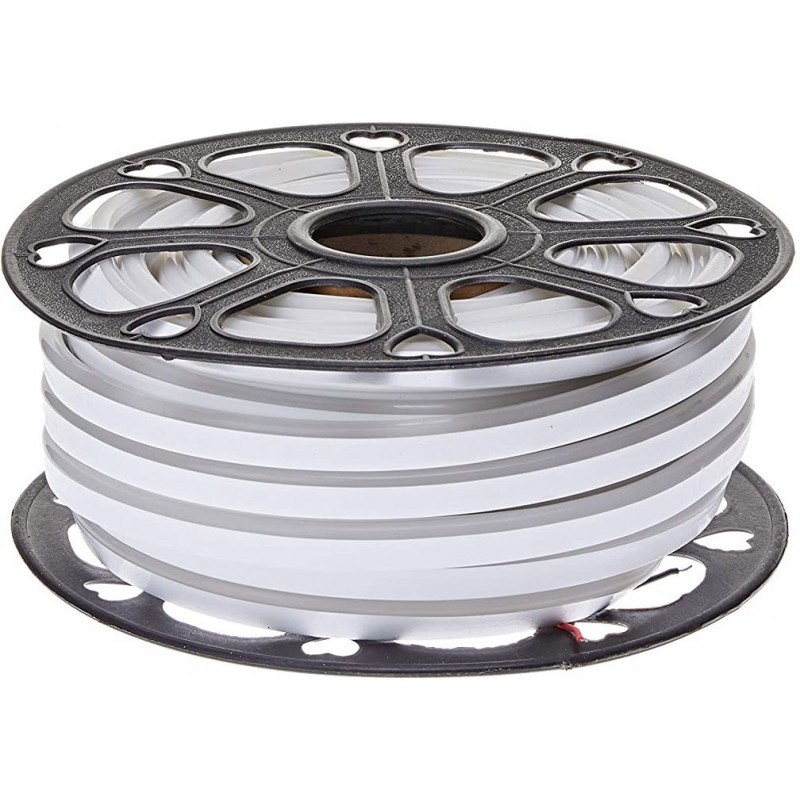 265,95 € Free Shipping | LED strip and hose 12W LED 4000K Neutral light. Extended Shape 2500 cm. 25 meters. LED Strip Coil-Reel Terrace, garden and public space. White Color