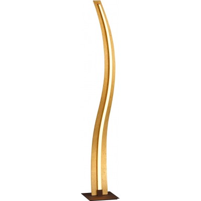 375,95 € Free Shipping | Floor lamp Trio 31W 3000K Warm light. Extended Shape 140×22 cm. Living room, dining room and bedroom. Metal casting. Oxide Color