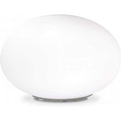 Lâmpada de mesa 11W Forma Esférica 35×27 cm. LED Sala de estar, sala de jantar e salão. Cristal e Vidro. Cor branco