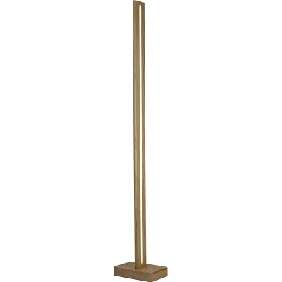 475,95 € Kostenloser Versand | Stehlampe 25W 4000K Neutrales Licht. 160×28 cm. LED Aluminium und holz. Golden Farbe