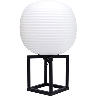 電気スタンド 球状 形状 50×30 cm. リビングルーム, ダイニングルーム そして ロビー. モダン スタイル. 鋼 そして 結晶. 白い カラー