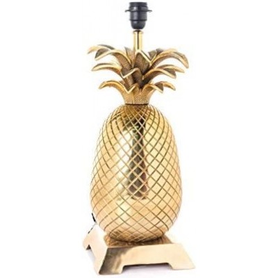 288,95 € Free Shipping | Table lamp Spherical Shape Ø 19 cm. Pineapple shaped design Living room, bedroom and lobby. Design Style. Aluminum. Golden Color