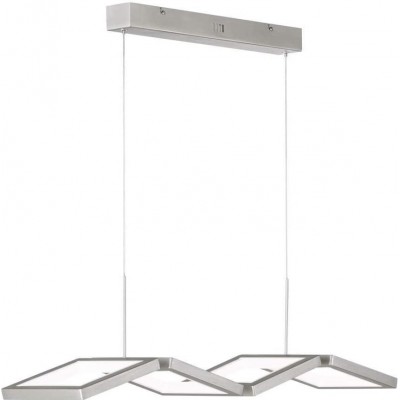 309,95 € Free Shipping | Hanging lamp 45W 150×89 cm. Dimmable light Living room, dining room and lobby. Modern Style. PMMA and Metal casting. Nickel Color