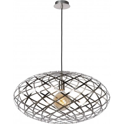 345,95 € Free Shipping | Hanging lamp 60W Spherical Shape 160×65 cm. Living room, bedroom and lobby. Modern Style. Metal casting. Plated chrome Color