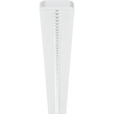 Lampada da soffitto 25W Forma Estesa 149×12 cm. Soggiorno, sala da pranzo e atrio. Alluminio. Colore bianca