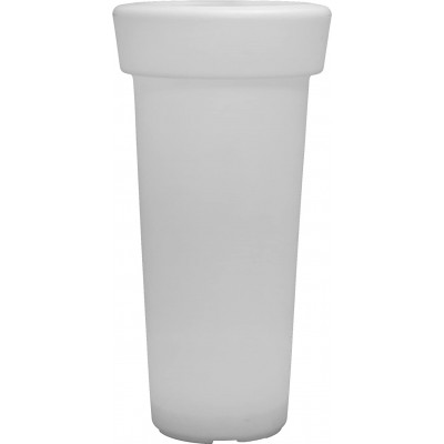 Meubles avec éclairage Façonner Cylindrique 95×48 cm. Salle, salle à manger et chambre. PMMA. Couleur blanc