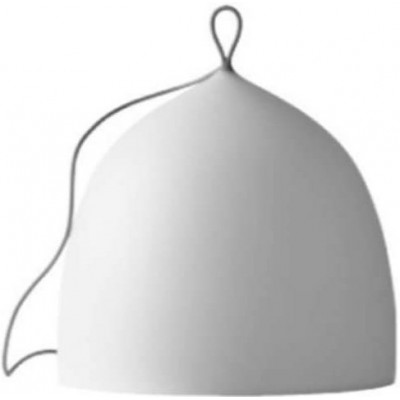 Lámpara colgante 46W Forma Cilíndrica 48×39 cm. Comedor, dormitorio y vestíbulo. Estilo moderno. Polietileno. Color blanco