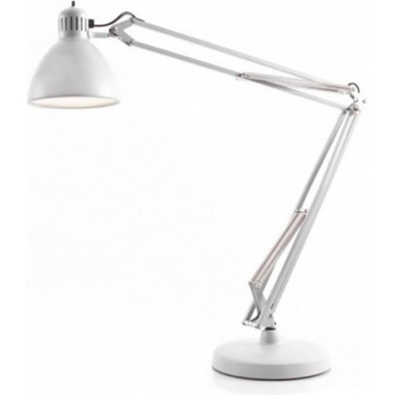 371,95 € Free Shipping | Desk lamp 42W Conical Shape 100 cm. Articulated Living room, dining room and bedroom. Aluminum. White Color