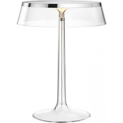 608,95 € Free Shipping | Table lamp 13W Round Shape 41×28 cm. Living room, bedroom and lobby. Aluminum. Plated chrome Color