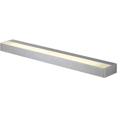 322,95 € Spedizione Gratuita | Illuminazione dell'immagine 19W 3000K Luce calda. 59×9 cm. LED Alluminio e bicchiere. Colore cromato