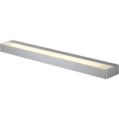 338,95 € Free Shipping | Picture lighting 19W 3000K Warm light. Rectangular Shape 59×9 cm. LED Living room, dining room and lobby. Modern and industrial Style. Aluminum and Glass. Plated chrome Color
