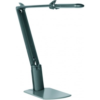 Lámpara de escritorio 4W Forma Angular 53×40 cm. LED articulable Salón, comedor y vestíbulo. Estilo moderno. Aluminio. Color negro