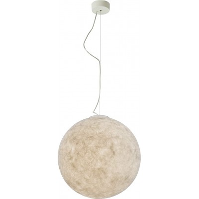 362,95 € Free Shipping | Hanging lamp 13W Spherical Shape 50×50 cm. Living room, dining room and bedroom. Aluminum. White Color