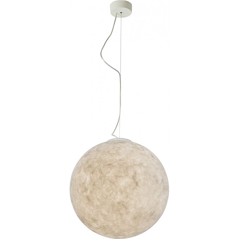 362,95 € Free Shipping | Hanging lamp 13W Spherical Shape 50×50 cm. Living room, dining room and bedroom. Aluminum. White Color