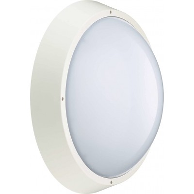 501,95 € Free Shipping | Indoor wall light Philips 24W Round Shape 35×35 cm. Living room, dining room and bedroom. Aluminum and Polycarbonate. White Color