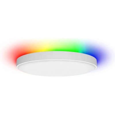 324,95 € Free Shipping | Indoor ceiling light 50W 4000K Neutral light. Round Shape Ø 45 cm. Control with Smartphone APP. Alexa, Apple and Google Home Living room, dining room and bedroom. Modern Style. White Color