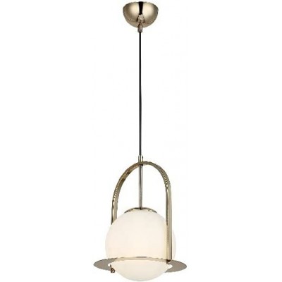 157,95 € Free Shipping | Hanging lamp 40W Spherical Shape 103×23 cm. Dining room, bedroom and lobby. Metal casting and Glass. Golden Color