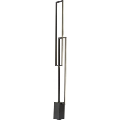 Lámpara de pie 48W Forma Rectangular 180×23 cm. Regulable Salón, comedor y vestíbulo. Estilo moderno. Acrílico. Color negro
