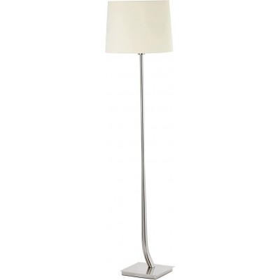 Floor lamp 15W Cylindrical Shape 141×25 cm. Dining room, bedroom and lobby. Modern and cool Style. Steel. Nickel Color