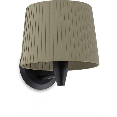 156,95 € Бесплатная доставка | Настенный светильник для дома 15W Цилиндрический Форма 29×25 cm. Спальная комната. Стали. Зеленый Цвет
