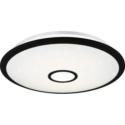 358,95 € Free Shipping | Indoor ceiling light Trio 50W 65×65 cm. Pmma. Black Color