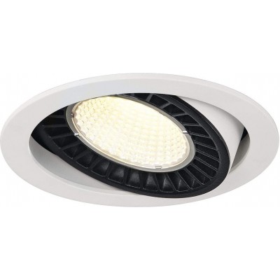 255,95 € Free Shipping | Recessed lighting Round Shape 17×17 cm. LED Living room, bedroom and lobby. Aluminum. White Color