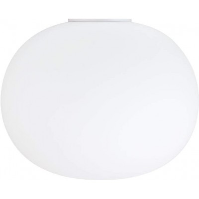 326,95 € Envío gratis | Aplique de pared interior 70W 33×33 cm. Vidrio. Color blanco