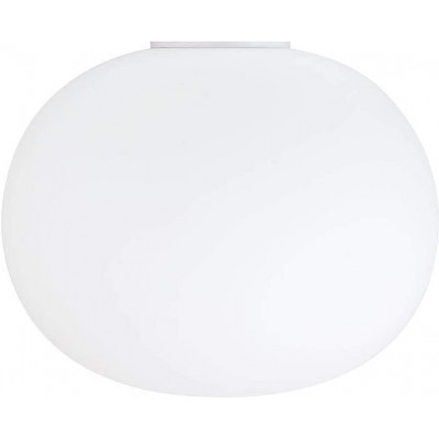 343,95 € Free Shipping | Indoor wall light 70W Spherical Shape 33×33 cm. Dining room, bedroom and lobby. Glass. White Color