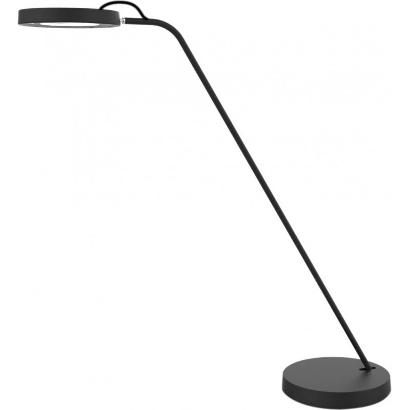 321,95 € Free Shipping | Desk lamp 5W Round Shape 66×17 cm. LED lighting by biorhythm. adjustable. Control with Smartphone APP Dining room, bedroom and lobby. Modern Style. Metal casting. Black Color