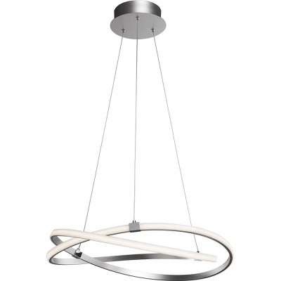 587,95 € Free Shipping | Hanging lamp 60W 3000K Warm light. Round Shape 150×78 cm. Living room, dining room and bedroom. Modern Style. Steel, Acrylic and Aluminum. Plated chrome Color