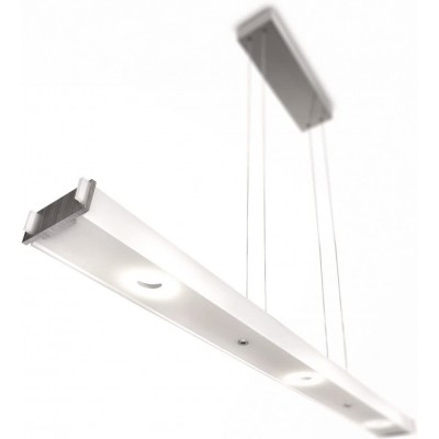 Hanging lamp Philips 7W 150×94 cm. LED Aluminum and crystal. Gray Color