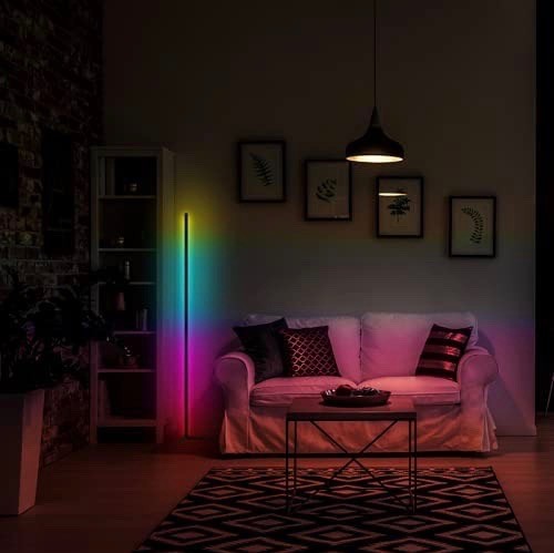 74,95 € 免费送货 | 落地灯 147×10 cm. 多色 RGB LED。遥控