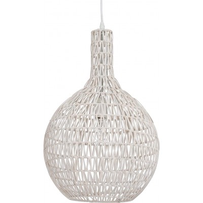 79,95 € Free Shipping | Hanging lamp 60W Spherical Shape 54×33 cm. Living room, dining room and lobby. Nordic Style. Metal casting. White Color