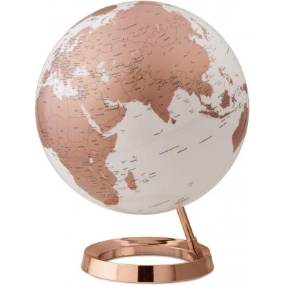 107,95 € Free Shipping | Technical lamp Spherical Shape Ø 30 cm. Rotating globe Living room, bedroom and lobby. Modern Style. Metal casting. Brown Color
