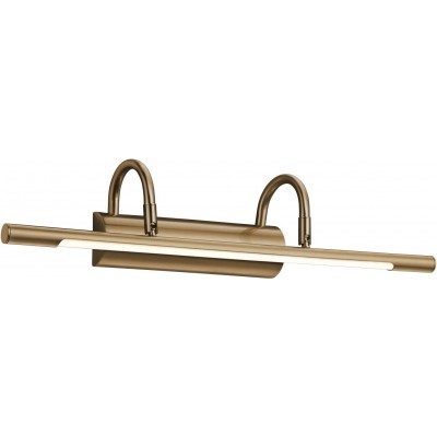 166,95 € Kostenloser Versand | Bildbeleuchtung Trio 8W 49×11 cm. LED Metall. Golden Farbe