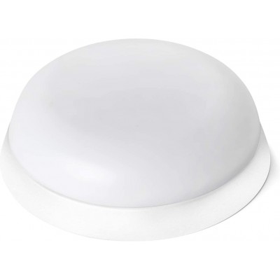 Настенный светильник для дома 15W Сферический Форма 18×18 cm. Гостинная, столовая и спальная комната. Поликарбонат. Белый Цвет