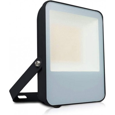 69,95 € Free Shipping | Flood and spotlight 50W 24×5 cm. Aluminum. Black Color