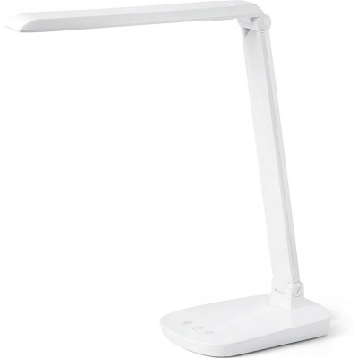 74,95 € Spedizione Gratuita | Lampada da scrivania 8W 4000K Luce neutra. 52×39 cm. LED articolabile Alluminio. Colore bianca