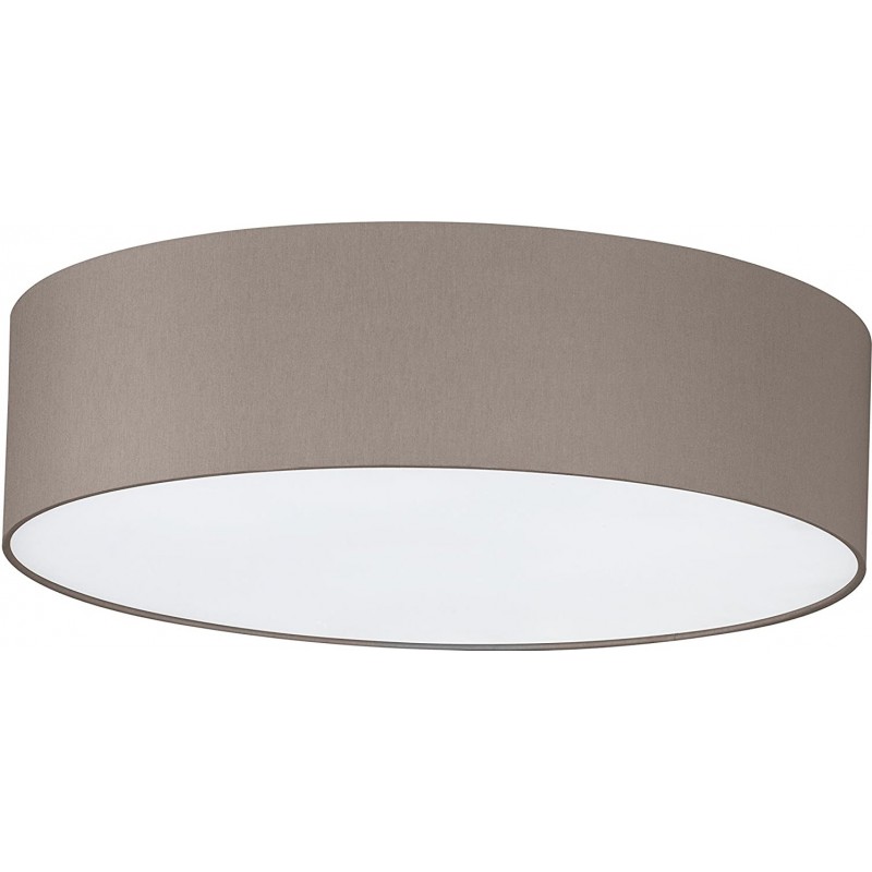123,95 € Free Shipping | Indoor ceiling light Cylindrical Shape Ø 45 cm. Living room, bedroom and lobby. Modern Style. PMMA and Textile. Beige Color