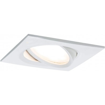 111,95 € Free Shipping | 3 units box Recessed lighting 20W 2700K Very warm light. Square Shape 8×8 cm. Adjustable and dimmable LED Living room, kitchen and bedroom. Aluminum. White Color