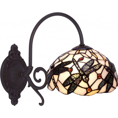 Настенный светильник для дома Сферический Форма 29×20 cm. Гостинная, столовая и спальная комната. Дизайн Стиль. Кристалл. Чернить Цвет